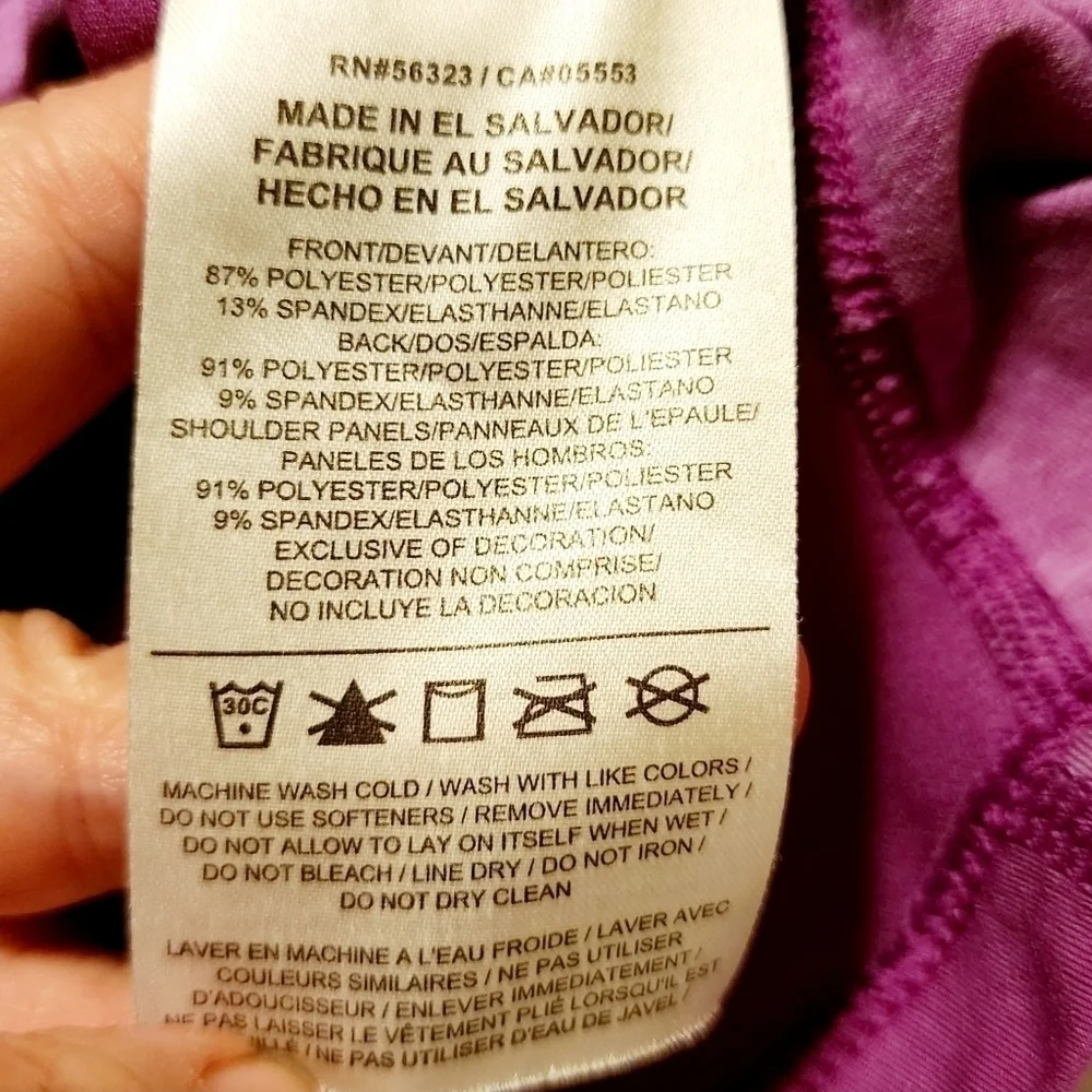 Nike Pro Dri-Fit Purple Fitted Racerback Tank Top Women's XS Athletic Athleisure